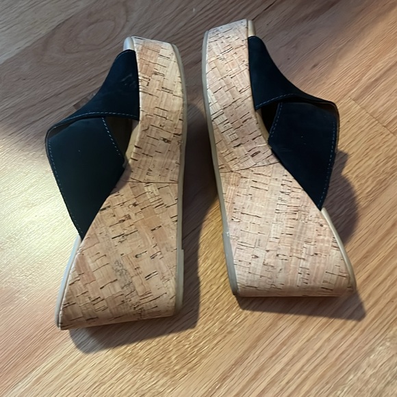 Cordani black leather cross slide wedge size 37 - Picture 8 of 8